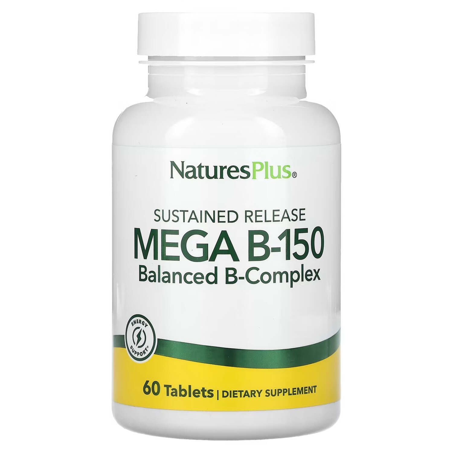 Биологически активная добавка NaturesPlus Mega B-150 с пролонгированным высвобождением, 60 таблеток
Биологически активная добавка NaturesPlus Mega B-150 с пролонгированным высвобождением, 60 таблеток