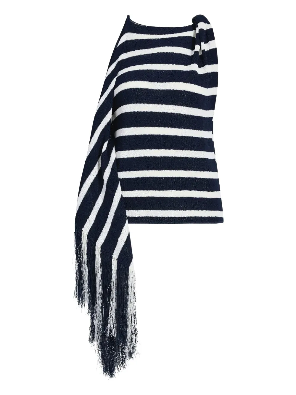 Полосатый топ с бахромой от Yves Proenza Schouler, синий
Полосатый топ с бахромой от Yves Proenza Schouler, синий