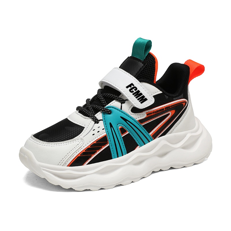 Дышащие детские кроссовки для бега FCMM, черный/оранжевый
Дышащие детские кроссовки для бега FCMM, черный/оранжевый