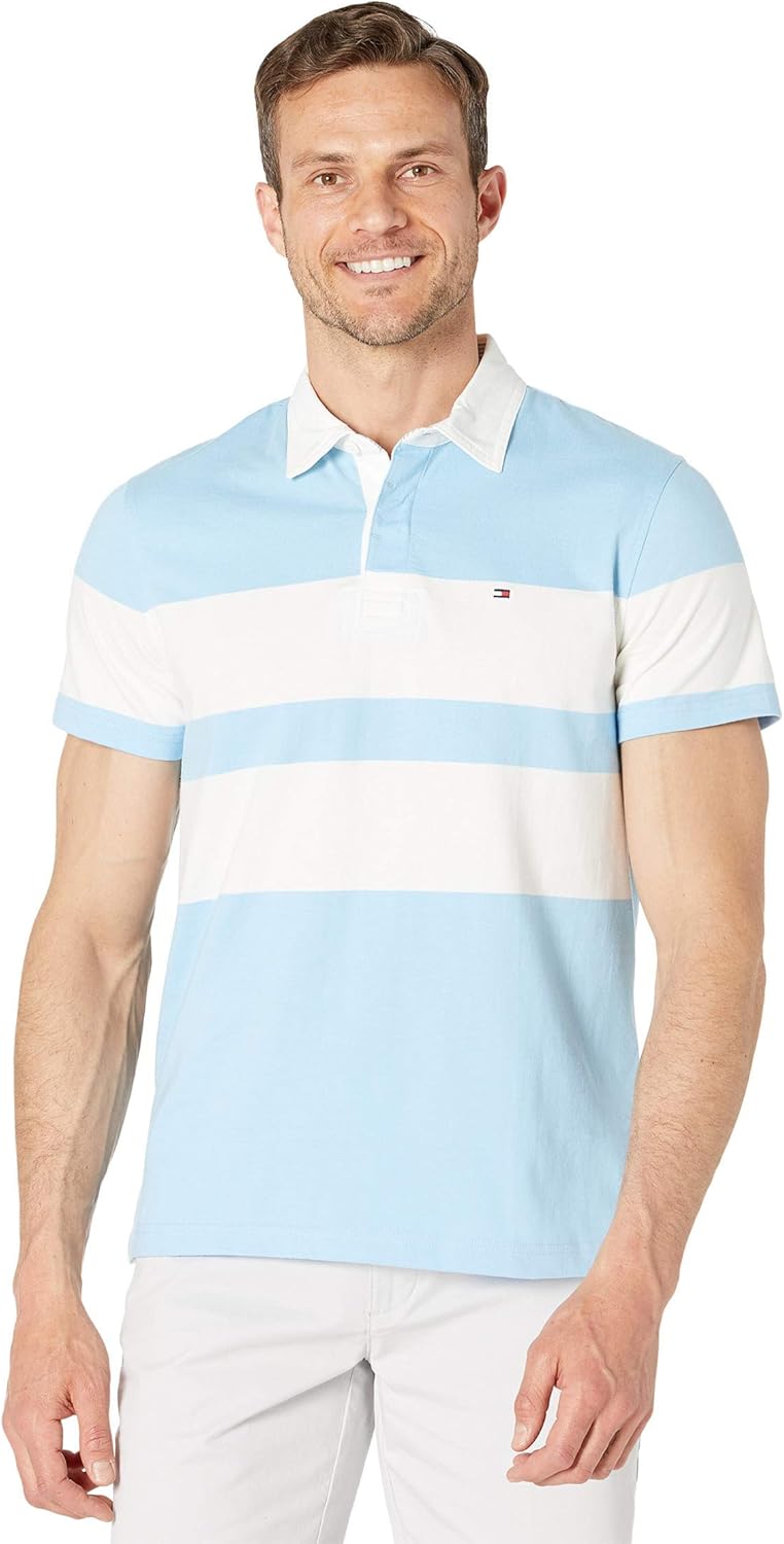 Tommy Hilfiger Mens Eisner Rugby, Hydrangea Blue
Tommy Hilfiger Mens Eisner Rugby, Hydrangea Blue
