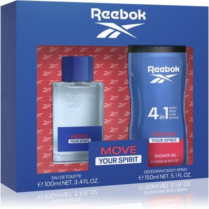 Туалетная вода Reebok Move Your Spirit 50 мл Vapo + гель для душа 250 мл
Туалетная вода Reebok Move Your Spirit 50 мл Vapo + гель для душа 250 мл