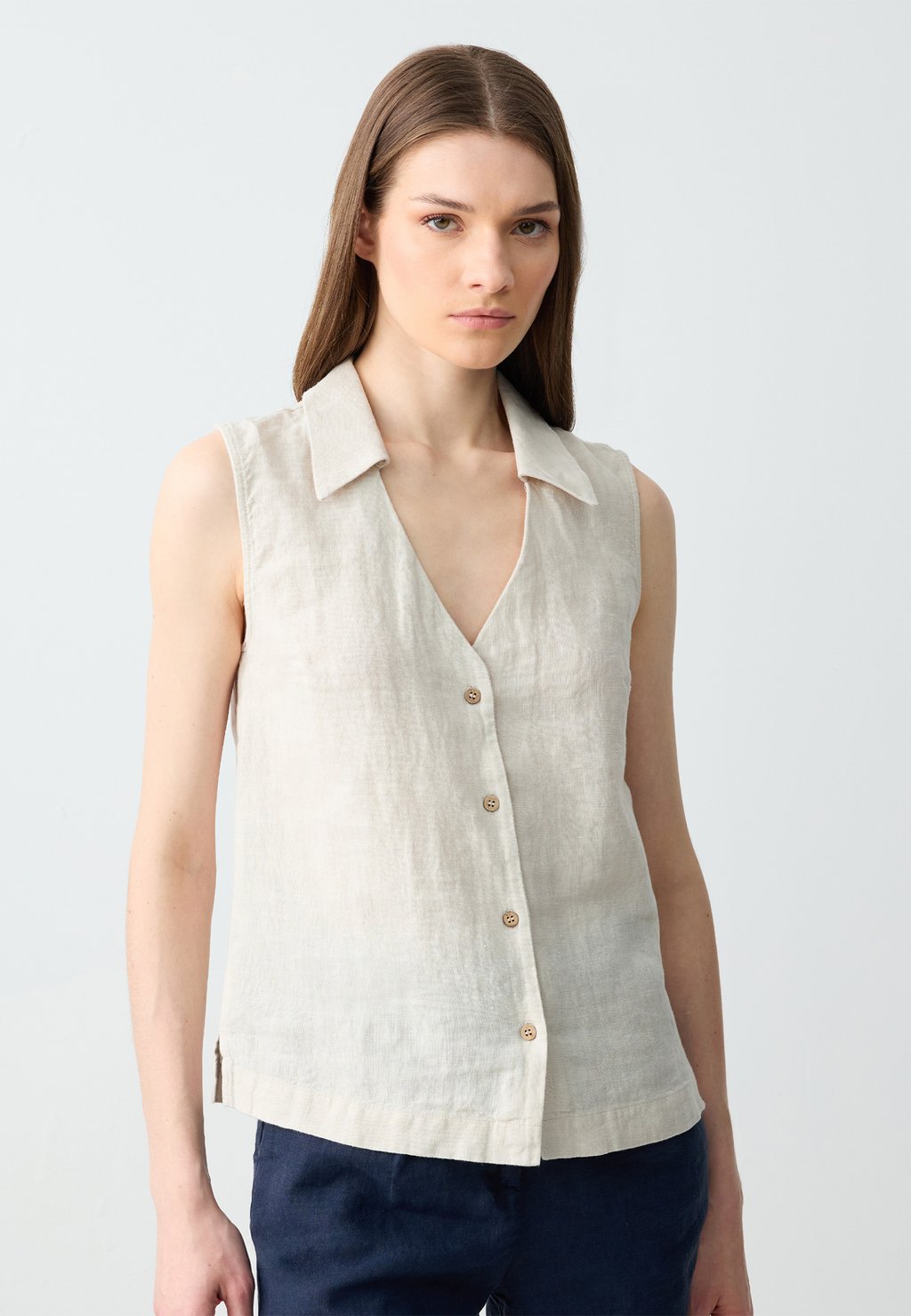 Блузка на пуговицах SLEEVELESS - Top Jimmy Key, цвет Stone
Блузка на пуговицах SLEEVELESS - Top Jimmy Key, цвет Stone