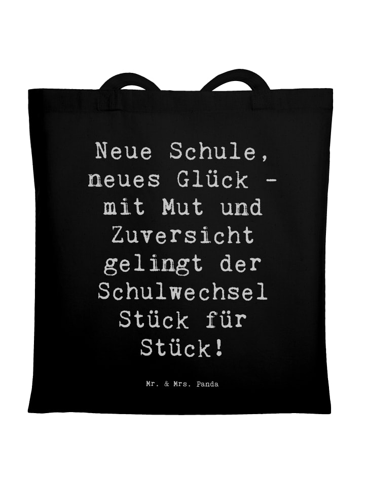 Сумка Mr. & Mrs. Panda Tragetasche Spruch Einen Schulwechsel bewältige..., черный
Сумка Mr. & Mrs. Panda Tragetasche Spruch Einen Schulwechsel bewältige..., черный