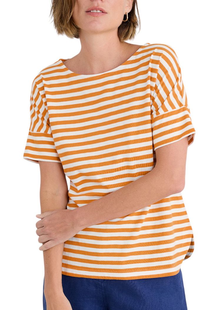 Женская футболка Bryher View Seasalt Cornwall, белый 
Женская футболка Bryher View Seasalt Cornwall, белый