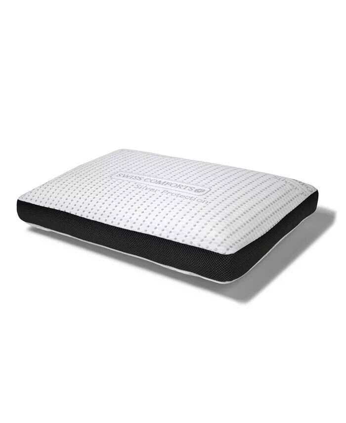 Серебряная подушка из пены с эффектом памяти, 22 x 14 дюймов Swiss Comforts, белый
Серебряная подушка из пены с эффектом памяти, 22 x 14 дюймов Swiss Comforts, белый