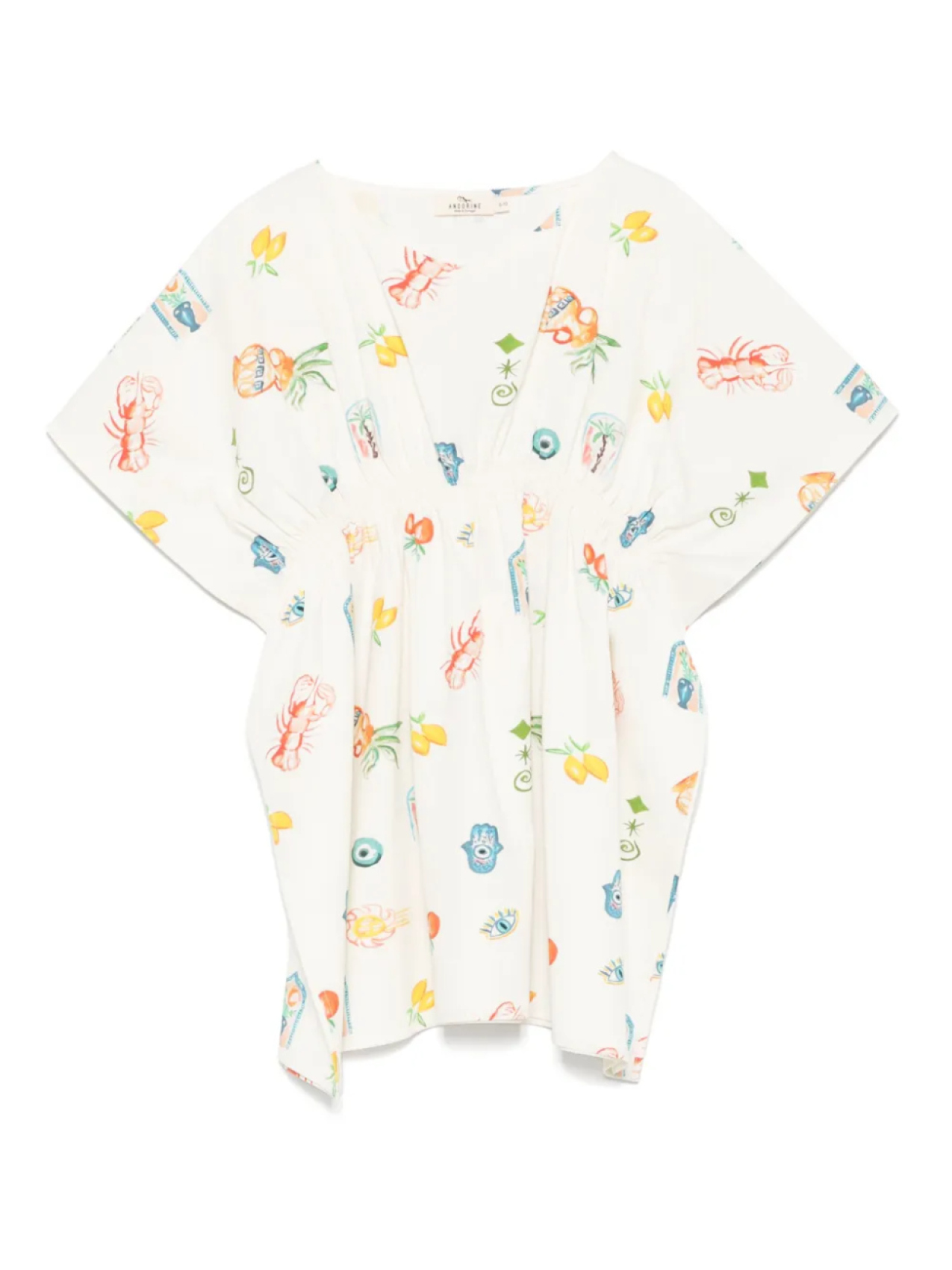 Платье-кафтан с принтом Andorine, белый
Платье-кафтан с принтом Andorine, белый