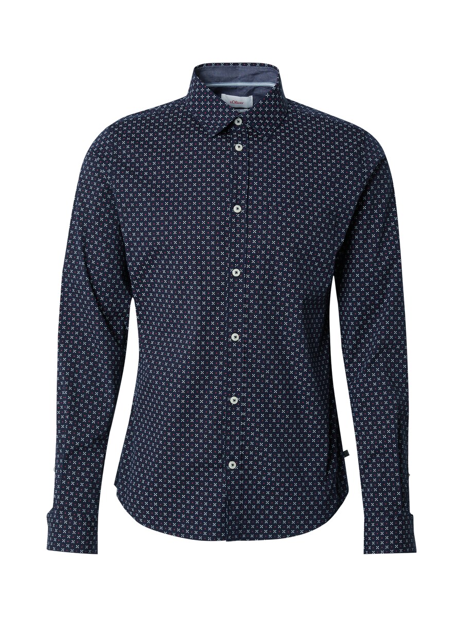 Рубашка Slim Fit на пуговицах s.Oliver, marine blue
Рубашка Slim Fit на пуговицах s.Oliver, marine blue