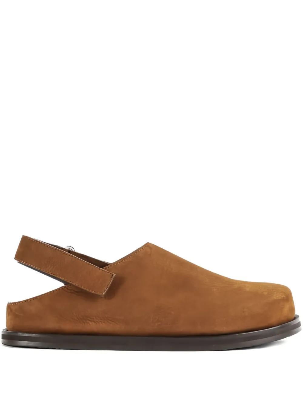 Замшевые мюли с ремешком сзади Studio Nicholson, коричневый
Замшевые мюли с ремешком сзади Studio Nicholson, коричневый