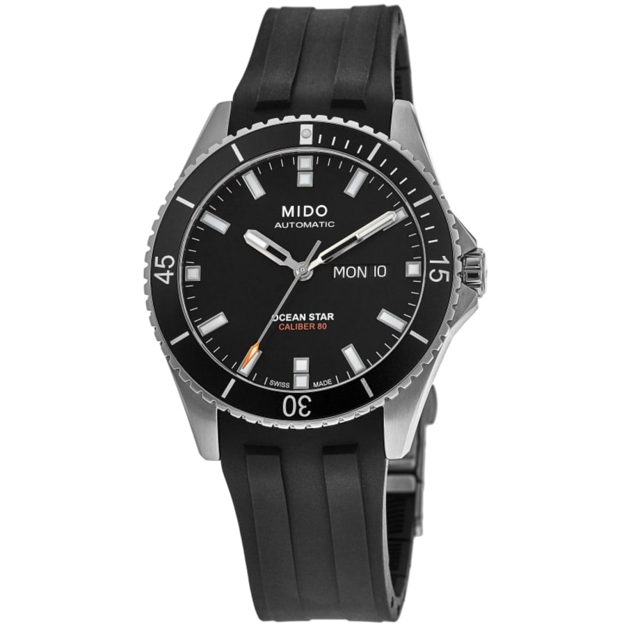 Мужские часы Mido Ocean Star 200 с черным циферблатом и резиновым ремешком M026.430.17.051.00
Мужские часы Mido Ocean Star 200 с черным циферблатом и резиновым ремешком M026.430.17.051.00