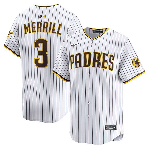 Мужская бейсболка Jackson Merrill белая San Diego Padres домашняя лимитированная игровая Nike
Мужская бейсболка Jackson Merrill белая San Diego Padres домашняя лимитированная игровая Nike