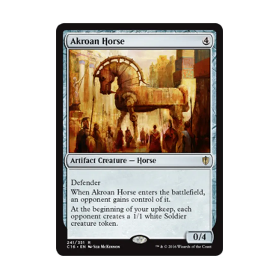 CCG Акроанская лошадь (клавиша R), MTG - Commander 2016
CCG Акроанская лошадь (клавиша R), MTG - Commander 2016