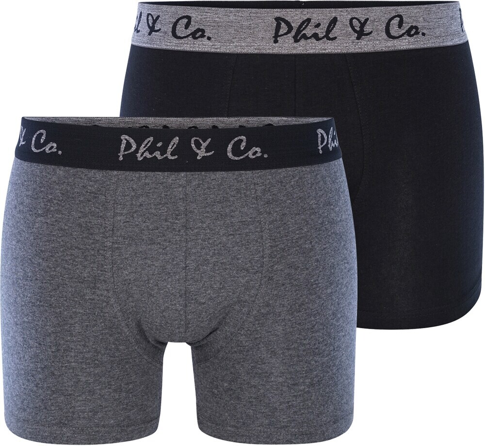 Трусы боксеры Phil & Co. Berlin 2-Pack Jersey, серый/черный
Трусы боксеры Phil & Co. Berlin 2-Pack Jersey, серый/черный