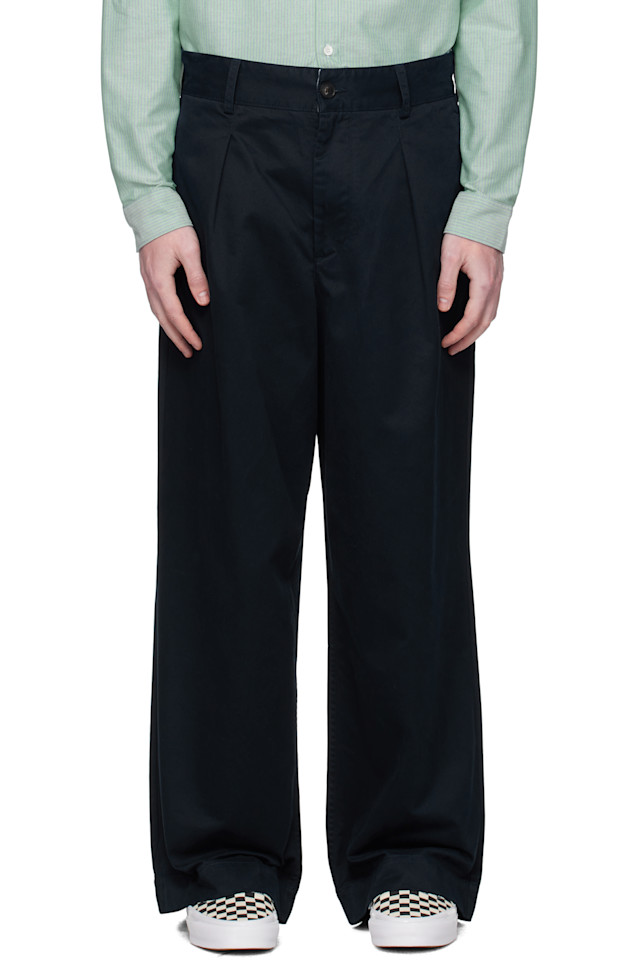 Широкие брюки с одной складкой Noah, синий
Широкие брюки с одной складкой Noah, синий