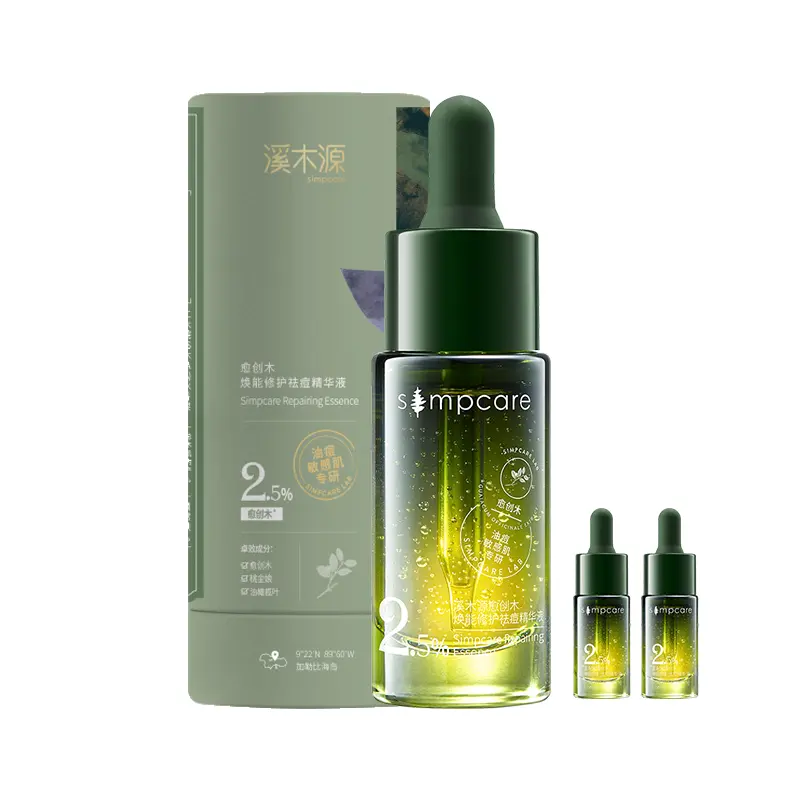 Liquid Essences Unisex Simpcare, guaiac acne essence 15ml free 5ml*2
Liquid Essences Unisex Simpcare, guaiac acne essence 15ml free 5ml*2