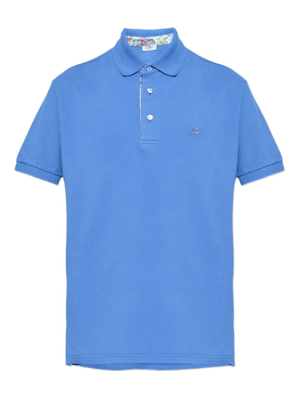 Рубашка поло с логотипом Pegaso ETRO, синий 
Рубашка поло с логотипом Pegaso ETRO, синий