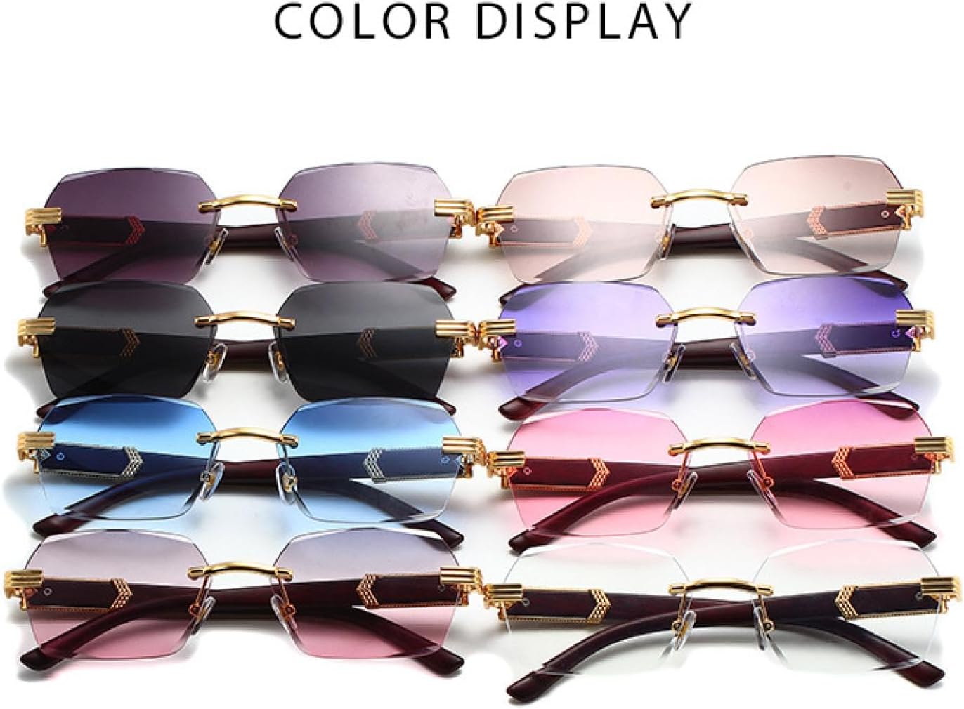 Солнцезащитные очки с защитой от УФ-излучения UV400 | Без оправы с градиентным покрытием | Для женщин и мужчин | Для занятий спортом на открытом воздухе и вождения DSVIGF, C13
Солнцезащитные очки с защитой от УФ-излучения UV400 | Без оправы с градиентным покрытием | Для женщин и мужчин | Для занятий спортом на открытом воздухе и вождения DSVIGF, C13