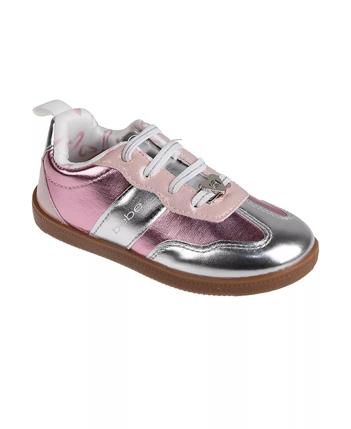 Детские кроссовки для девочек с кружевными вставками в виде сердечек и принтом на подкладке Bebe, розовый
Детские кроссовки для девочек с кружевными вставками в виде сердечек и принтом на подкладке Bebe, розовый