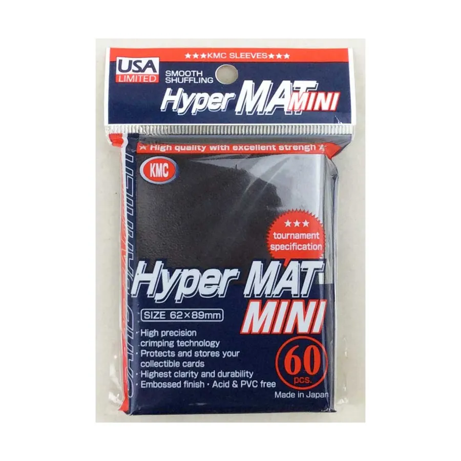 Мини-рукава Hyper - США синий (60), Mini Hyper Sleeves
Мини-рукава Hyper - США синий (60), Mini Hyper Sleeves