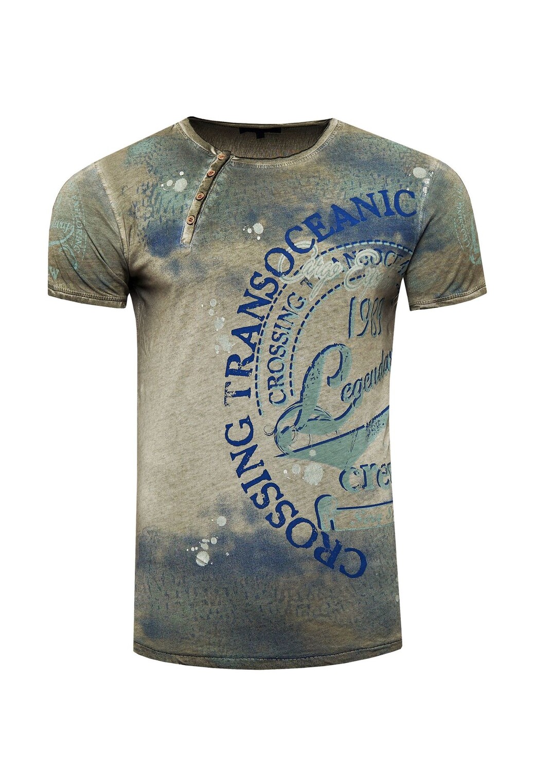 Футболка с эффектным принтом спереди RUSTY NEAL, хаки
Футболка с эффектным принтом спереди RUSTY NEAL, хаки