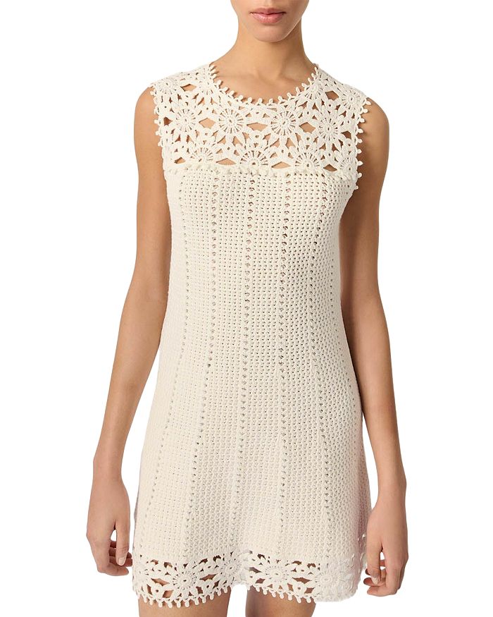 Короткое платье крючком Maje, слоновая кость/кремовый
Короткое платье крючком Maje, слоновая кость/кремовый