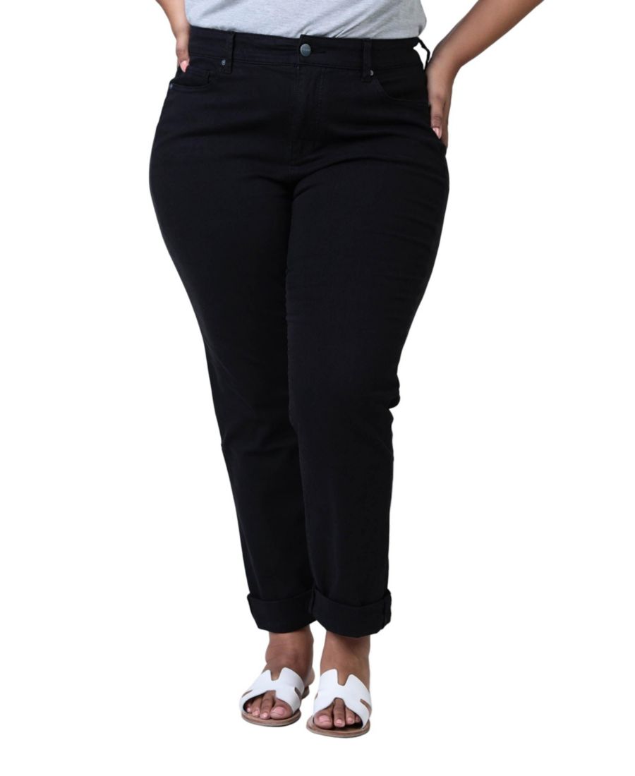 Женские джинсы-бойфренды с высокой посадкой, длина внутреннего шва 28 дюймов, черные SLINK Jeans, Black
Женские джинсы-бойфренды с высокой посадкой, длина внутреннего шва 28 дюймов, черные SLINK Jeans, Black