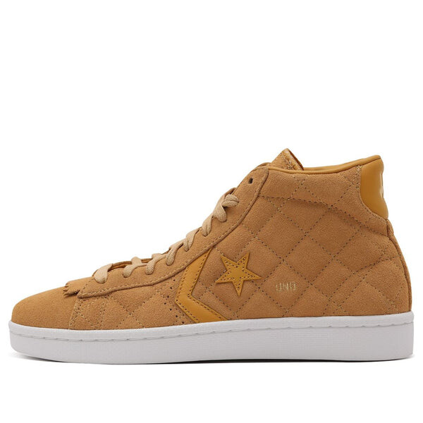 Кроссовки undefeated x pro leather mid 'taffy brown' Converse, бежевый
Кроссовки undefeated x pro leather mid 'taffy brown' Converse, бежевый