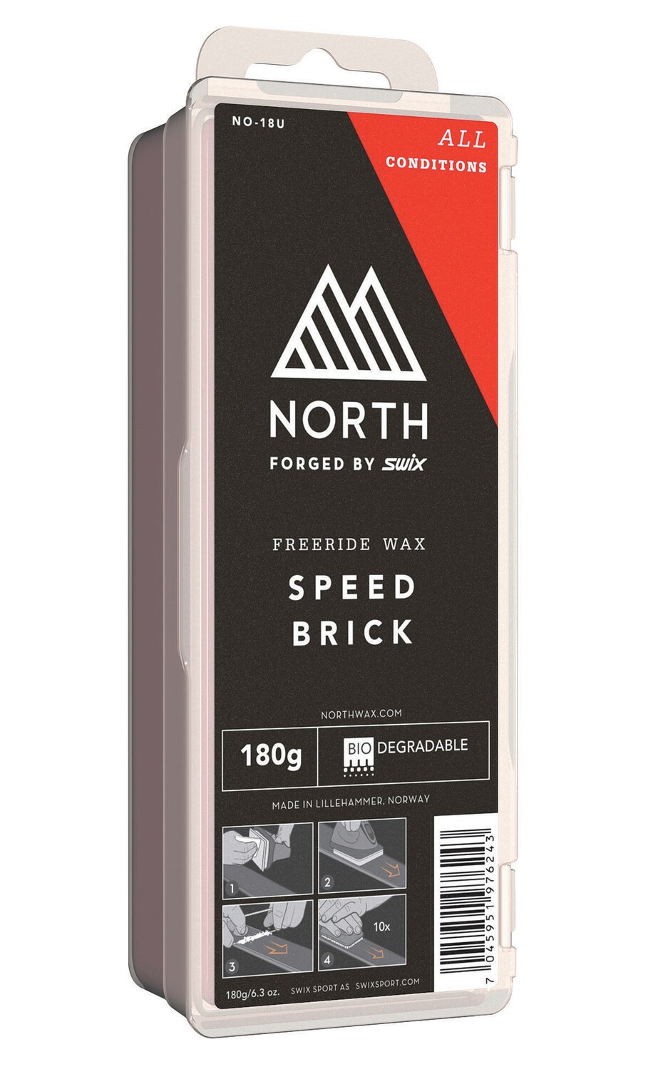 Универсальный воск Speed Brick - 180 г North
Универсальный воск Speed Brick - 180 г North