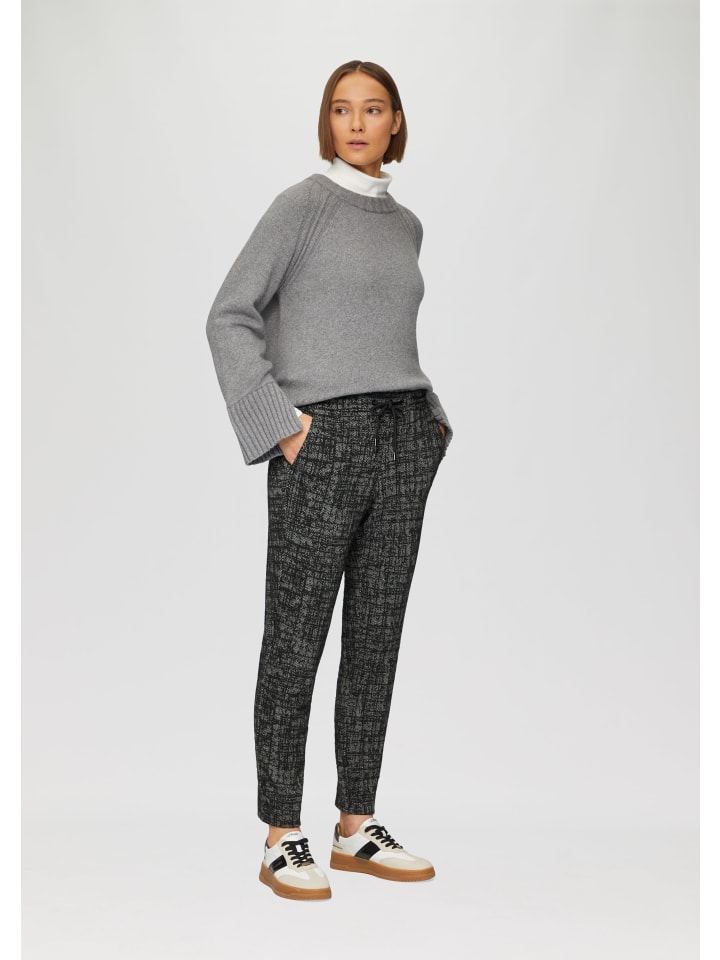 Тканевые брюки s.Oliver Hose 7/8, черный
Тканевые брюки s.Oliver Hose 7/8, черный