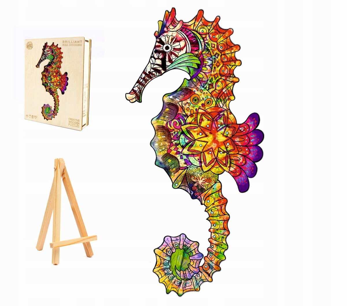 Большой Деревянный Пазл 261 Деталь Морской Коньков В Деревянной Коробке Pasjo24
Большой Деревянный Пазл 261 Деталь Морской Коньков В Деревянной Коробке Pasjo24