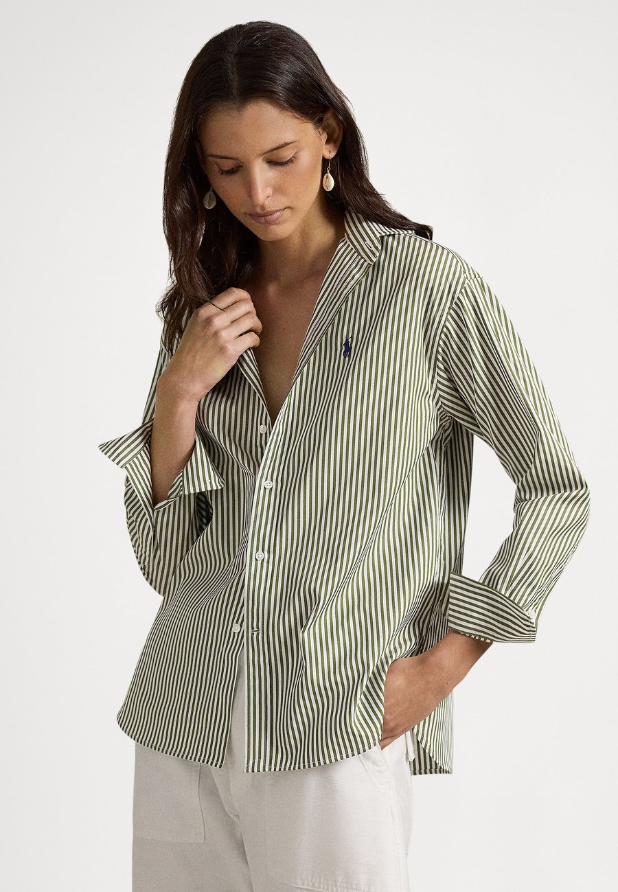 Блуза Polo Ralph Lauren RELAXED FIT STRIPED COTTON SHIRT, Olive/White/Olive
Блуза Polo Ralph Lauren RELAXED FIT STRIPED COTTON SHIRT, Olive/White/Olive