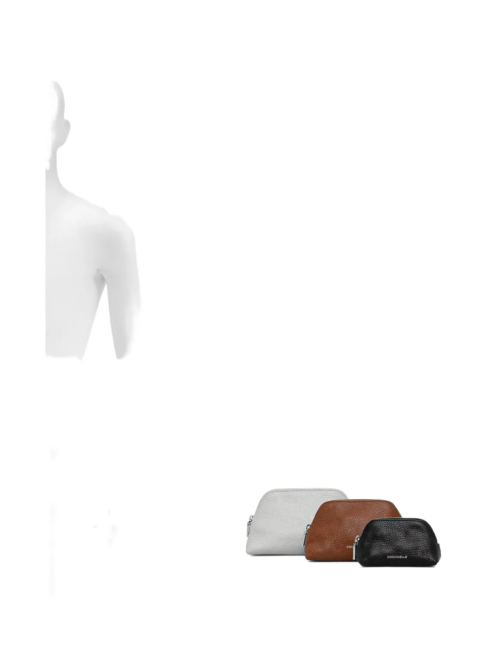 Изогнутая косметичка с застежкой-молнией Coccinelle, белый
Изогнутая косметичка с застежкой-молнией Coccinelle, белый