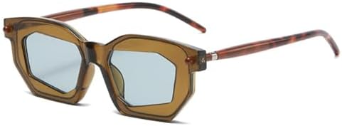 Солнцезащитные очки Polygon для женщин, двухцветные, модные, с прозрачными линзами, в панк-оправе, с заклепками, уникальные, с защитой от УФ-излучения UV400 MTZJH, Tea Blue
Солнцезащитные очки Polygon для женщин, двухцветные, модные, с прозрачными линзами, в панк-оправе, с заклепками, уникальные, с защитой от УФ-излучения UV400 MTZJH, Tea Blue