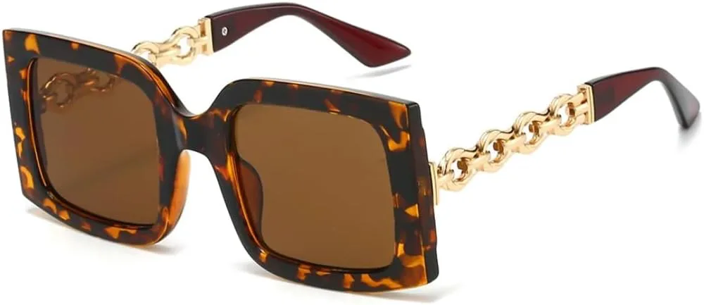 Женские солнцезащитные очки с квадратными дужками и цепочкой из сплава, роскошные градиентные, сексуальные, с защитой от УФ-излучения UV400 TVTBBVV, Leopard
Женские солнцезащитные очки с квадратными дужками и цепочкой из сплава, роскошные градиентные, сексуальные, с защитой от УФ-излучения UV400 TVTBBVV, Leopard