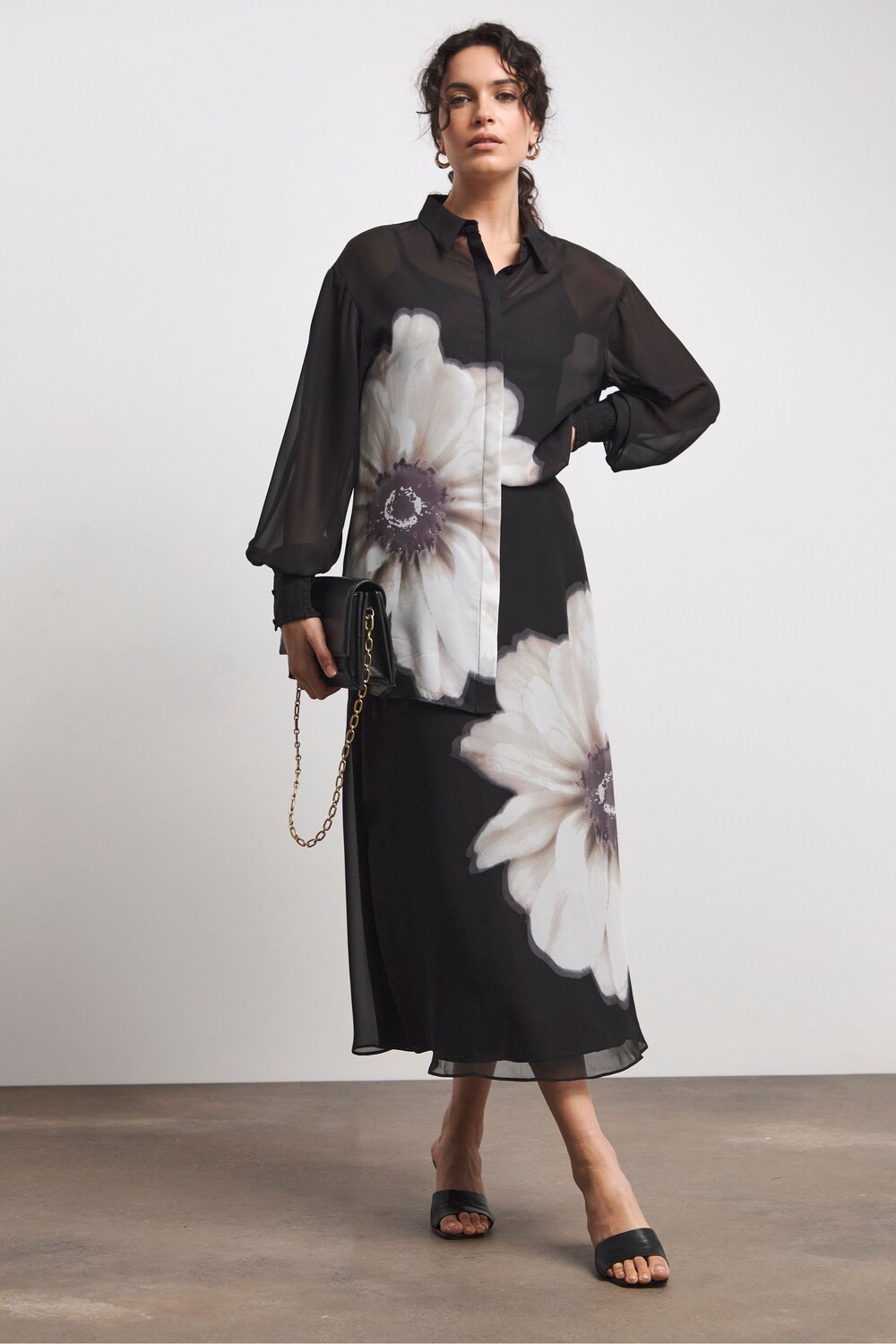 Шифон рубашка Joanna Hope, черный
Шифон рубашка Joanna Hope, черный