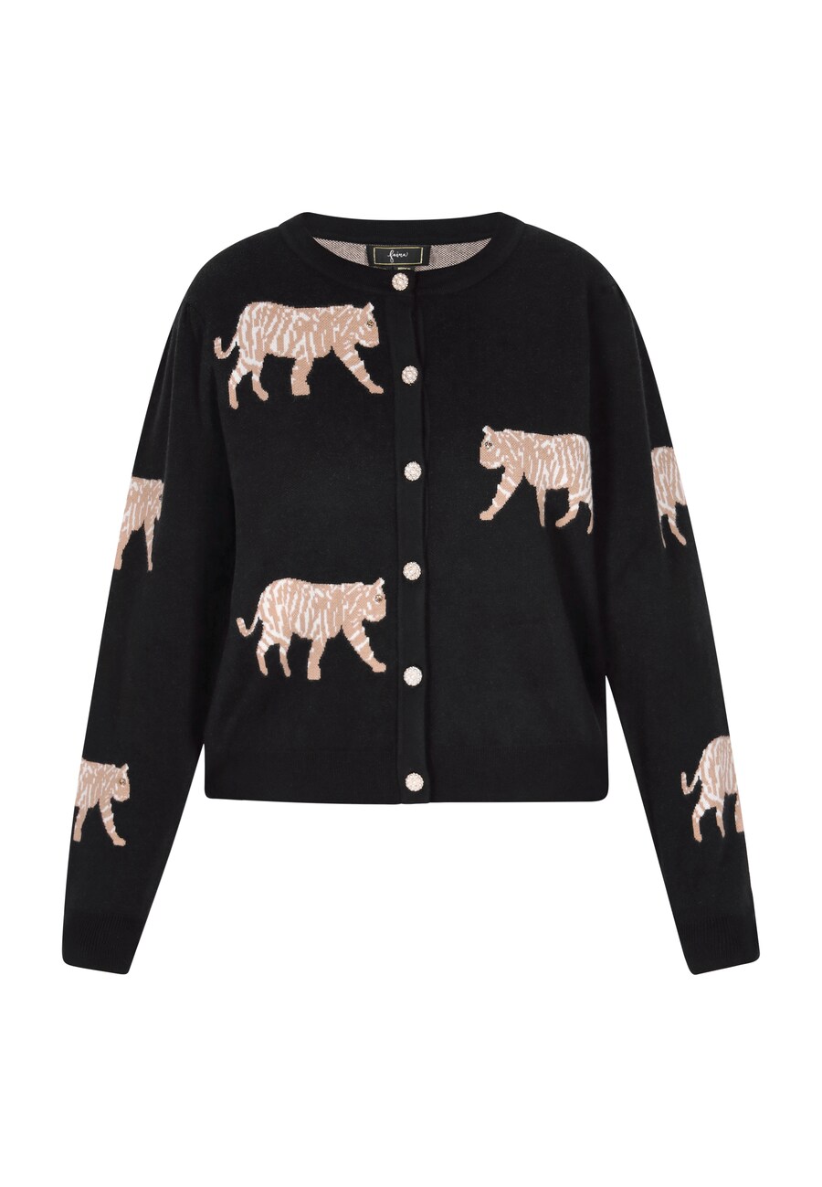 Вязаный кардиган faina, черный
Вязаный кардиган faina, черный