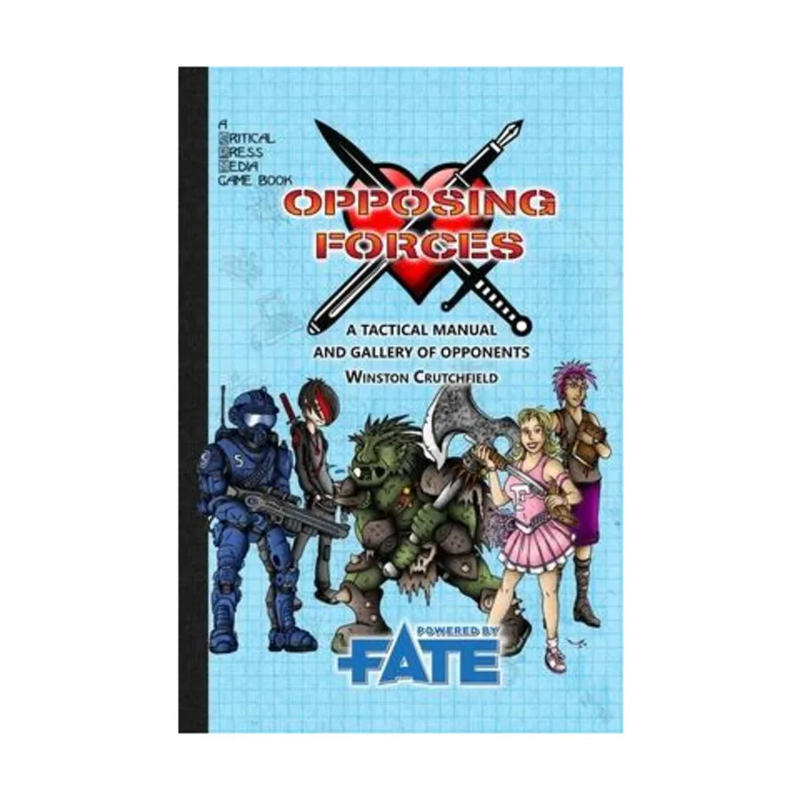 Opposing Forces - A Tactical Manual and Gallery of Opponents, Role Playing Game (Fate System), мягкая обложка
Opposing Forces - A Tactical Manual and Gallery of Opponents, Role Playing Game (Fate System), мягкая обложка