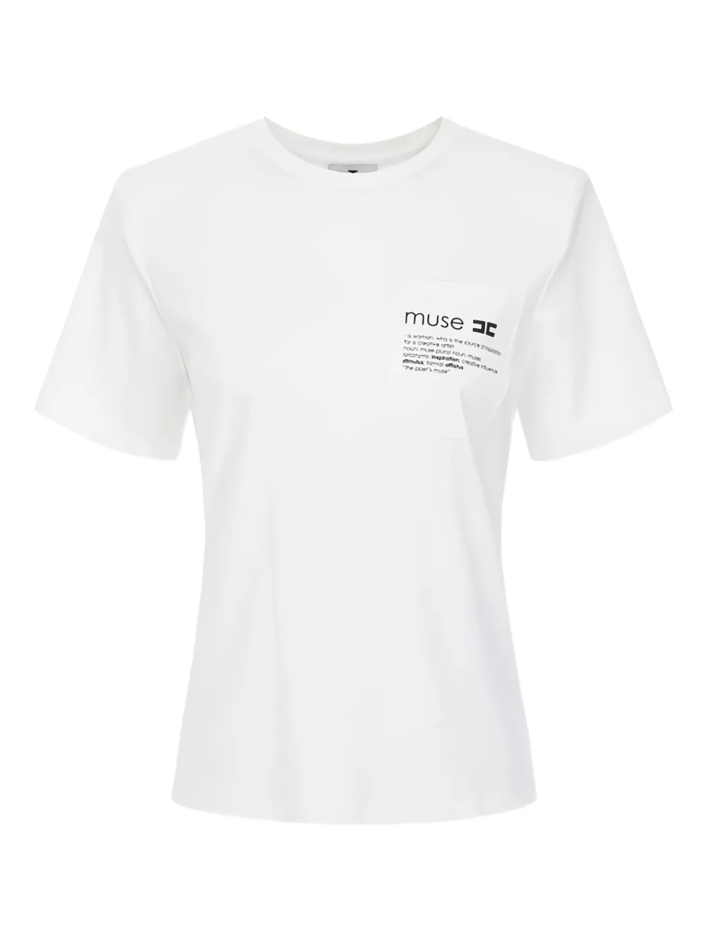 Футболка с короткими рукавами и нагрудным карманом Elisabetta Franchi, белый
Футболка с короткими рукавами и нагрудным карманом Elisabetta Franchi, белый