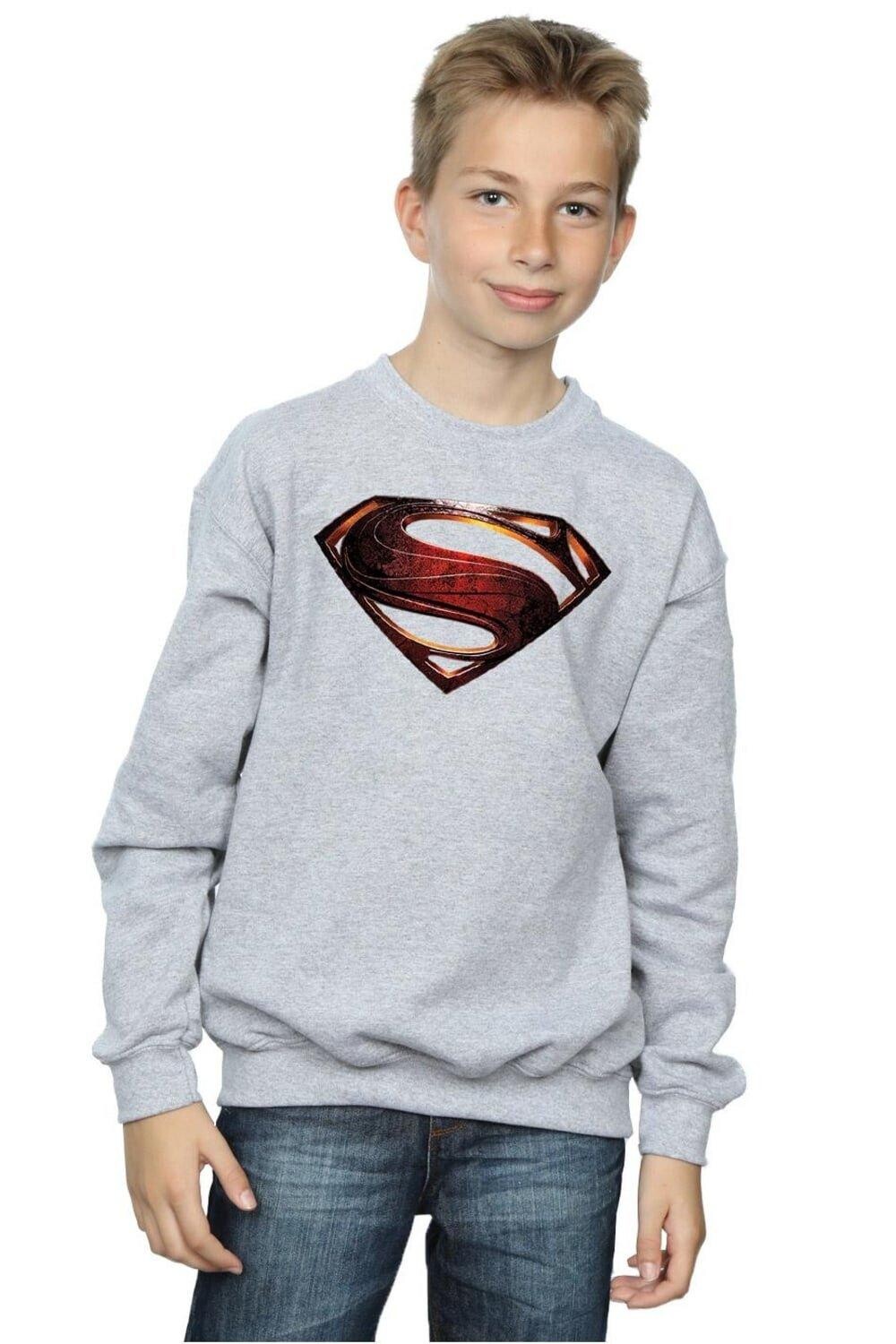 Толстовка с эмблемой Супермена из фильма «Лига справедливости» DC Comics, серый
Толстовка с эмблемой Супермена из фильма «Лига справедливости» DC Comics, серый