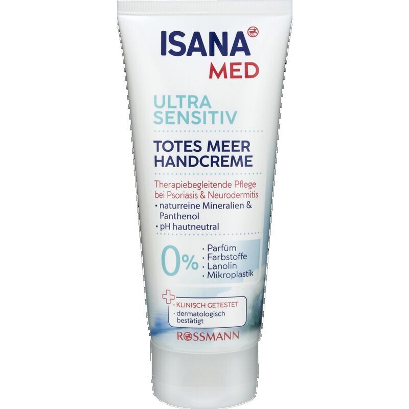 Крем для рук Мертвого моря ISANA, 100 ml
Крем для рук Мертвого моря ISANA, 100 ml