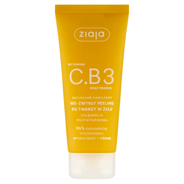 Необычный мультивитаминный гель-пилинг для лица, 100 мл Ziaja Witamina c.b3
Необычный мультивитаминный гель-пилинг для лица, 100 мл Ziaja Witamina c.b3