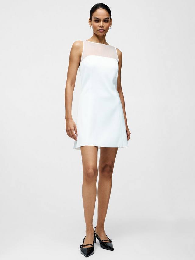 Шифоновое мини-платье с разрезом на шее из атласа carey French Connection, цвет Summer White
Шифоновое мини-платье с разрезом на шее из атласа carey French Connection, цвет Summer White