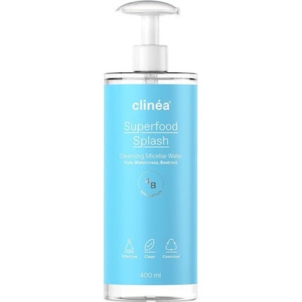 Clinea Superfood Splash Мицеллярная очищающая вода 400 мл Clinéa
Clinea Superfood Splash Мицеллярная очищающая вода 400 мл Clinéa