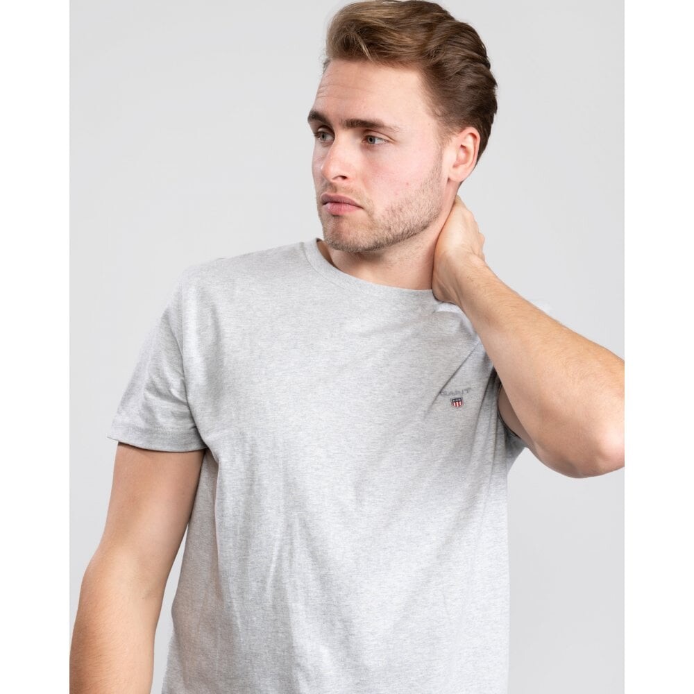 Оригинальная однотонная футболка Gant, серый
Оригинальная однотонная футболка Gant, серый