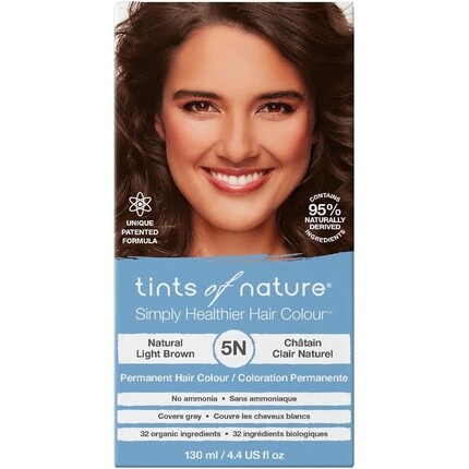 Краска для волос Tints of Nature 5N Натуральная светло-коричневая перманентная краска для волос 130мл
Краска для волос Tints of Nature 5N Натуральная светло-коричневая перманентная краска для волос 130мл