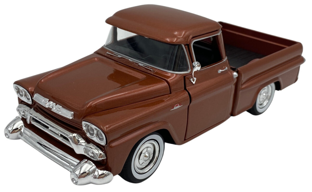 1958 GMC 100 Wideside Pickup коричневый Масштаб: 1:24 Motormax 79385
1958 GMC 100 Wideside Pickup коричневый Масштаб: 1:24 Motormax 79385