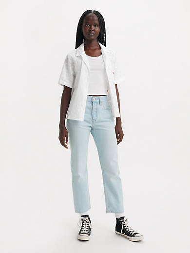 501 Оригинальные укороченные легкие женские джинсы Levi's, цвет Memorable - Light Wash
501 Оригинальные укороченные легкие женские джинсы Levi's, цвет Memorable - Light Wash