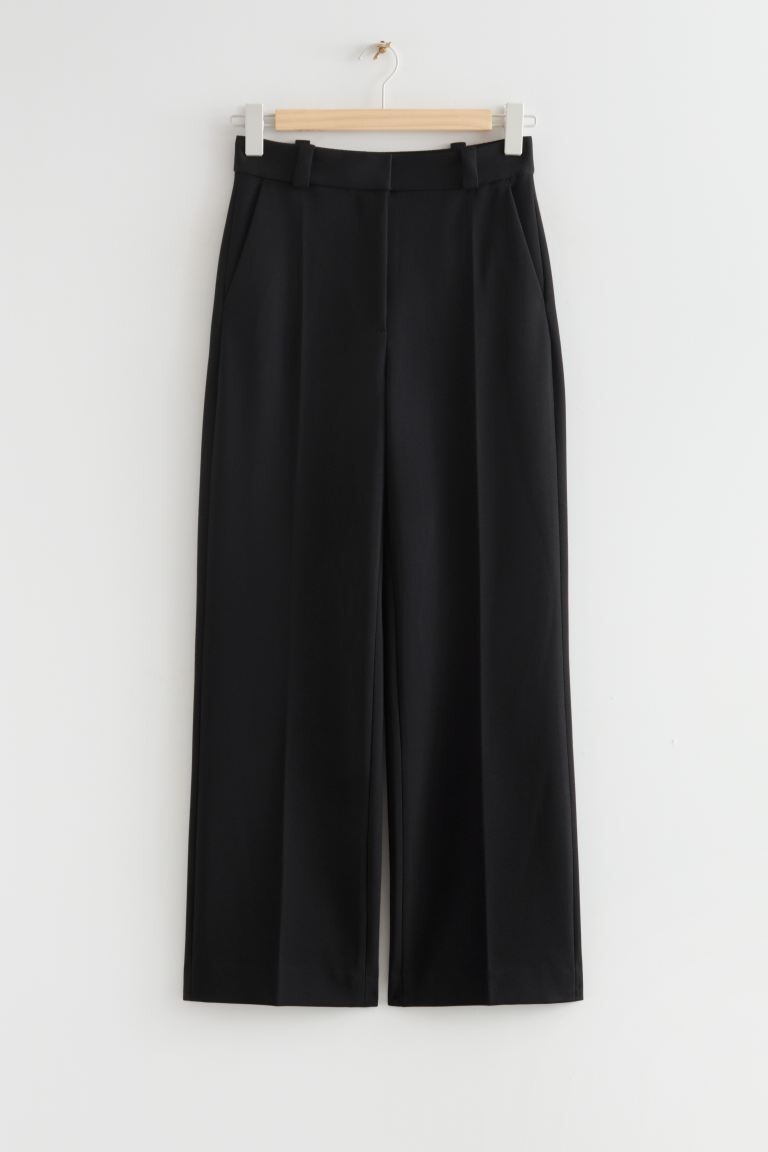 Широкие брюки с зажатыми складками и другие истории H&M, черный
Широкие брюки с зажатыми складками и другие истории H&M, черный