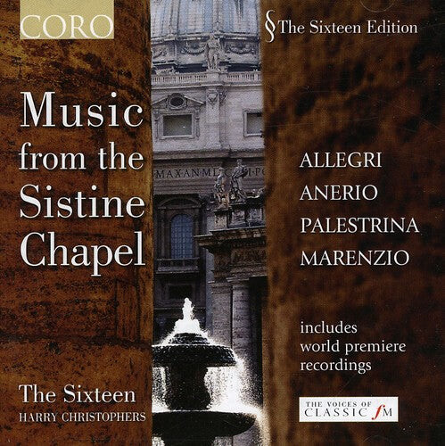 CD диск Allegri / Anerio / Sixteen / Christophers: Music from Sistine Chapel
CD диск Allegri / Anerio / Sixteen / Christophers: Music from Sistine Chapel