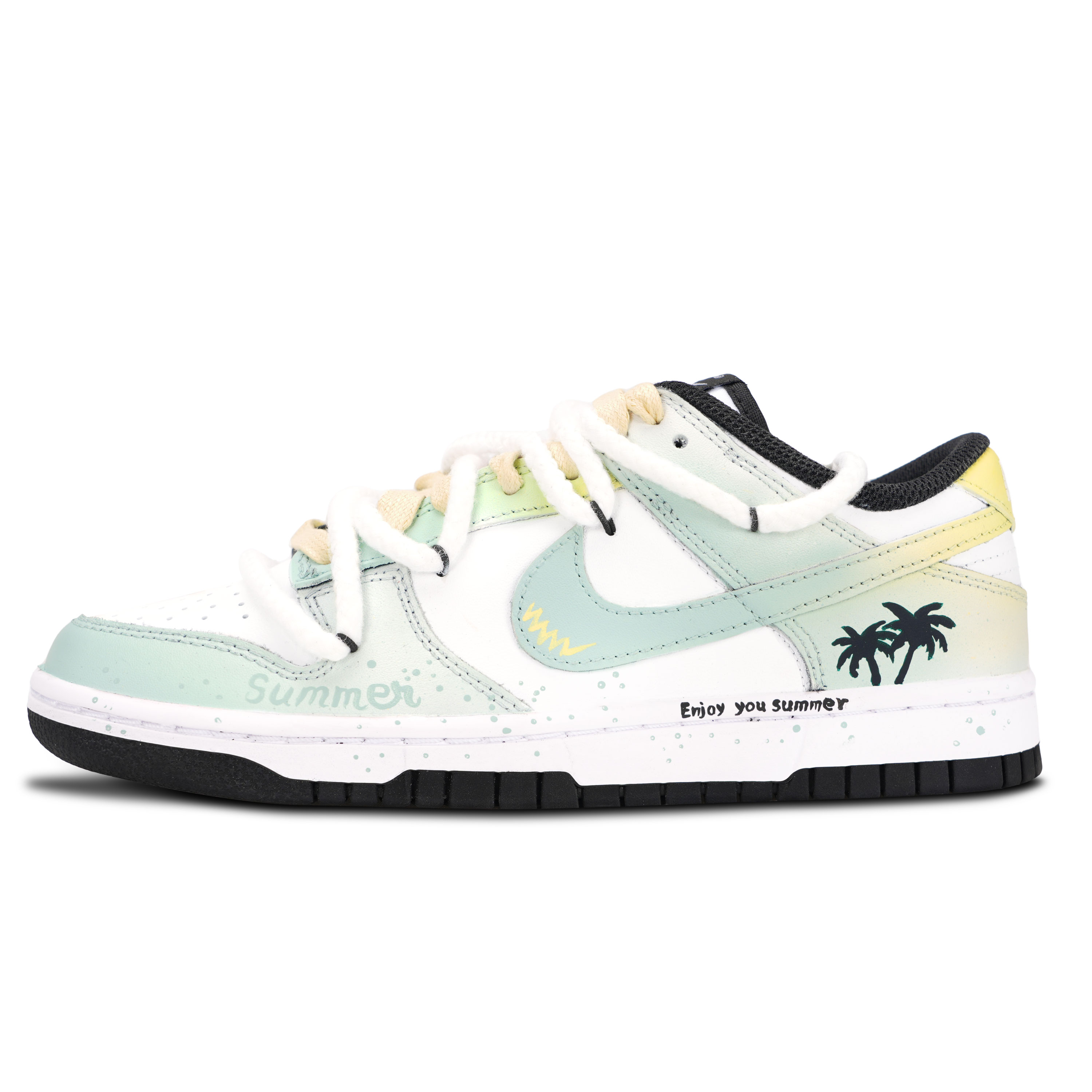 Nike Dunk Black White, Coconut Abrasion Resistant Slip Resistant низкие кроссовки для скейтбординга Unisex Yellow Green
Nike Dunk Black White, Coconut Abrasion Resistant Slip Resistant низкие кроссовки для скейтбординга Unisex Yellow Green