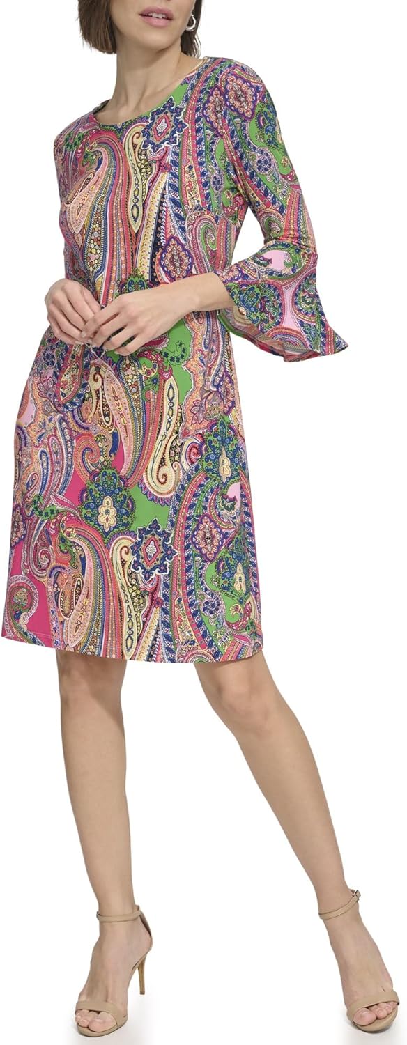 Женское платье-трапеция Tommy Hilfiger с длинными рукавами и круглым вырезом, Taffy Pink Multi
Женское платье-трапеция Tommy Hilfiger с длинными рукавами и круглым вырезом, Taffy Pink Multi